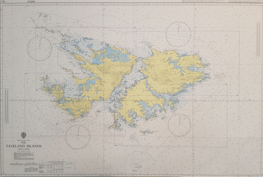 Nautical Chart of the Falkland Islands