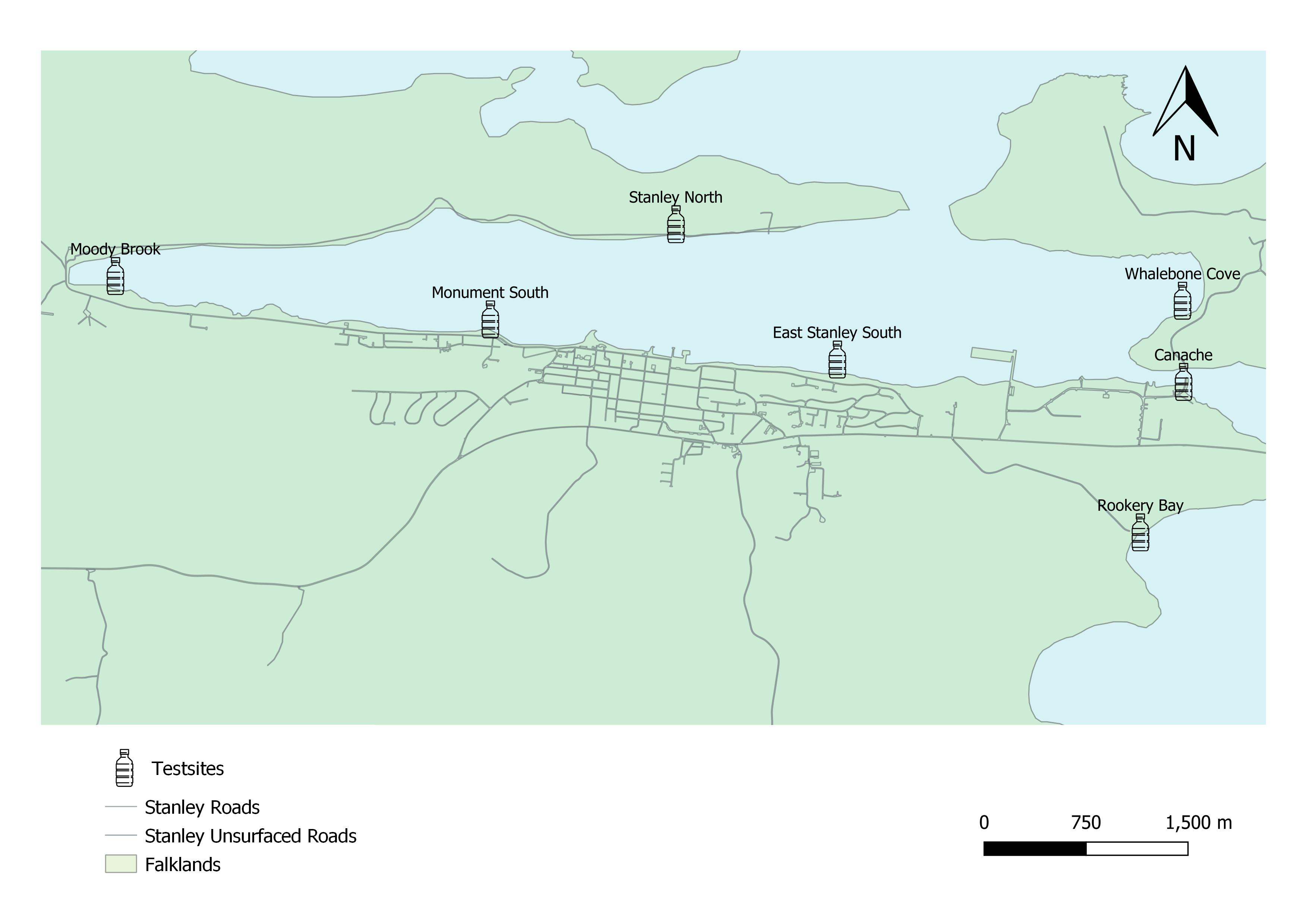 20230815 Water tests Locations